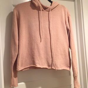 Blush hoodie sweater